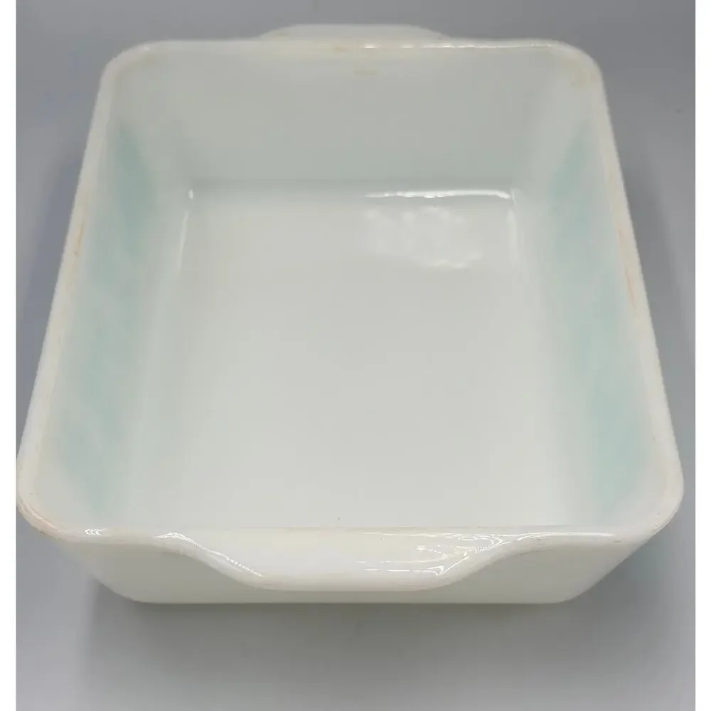 PYREX #503 Blue Amish Butterprint Turquoise Refrigerator Storage Dish READ